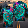 BlueJose Darts Neon Graffiti Dartboard Splash Personalized Name, Team Name Unisex Shirt (4 Colors)