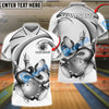 BlueJose Bowling And Pins Super Strong Throw Customized Name 3D Shirt (4 Colors)