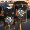 BlueJose Darts Deer Hunting Camo Multicolor Options Personalized Name Shirt (4 Colors)