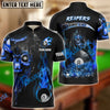 BlueJose Billiards Ball 8 Reapers Game Over Personalized Name, Team Name Shirt (6 Colors)