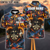 BlueJose Darts Flaming Dartboard Attitude Graffiti Pattern Personalized Shirt (4 Colors)