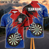 BlueJose Darts Board Claws Of Devil Personalized Name, Team Name 3D Shirt (4 Colors)