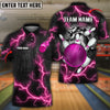 BlueJose Bowling And Pins The Power Of The God Of Thunder Customized Name 3D Shirt (4 Colors)