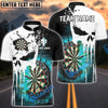 BlueJose Darts Punished Skull Flame Personalized Shirt (4 Colors)