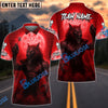 BlueJose Darts Werewolf Moon Personalized Name, Team Name Shirt (4 Colors)