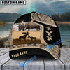 BlueJose Premium Couple Moose Hunting Buck& Doe Collab Artist Classic Personalized Cap