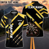 BlueJose Darts Metalic Style Personalized Name, Team Name Shirt (6 Colors)