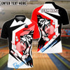 BlueJoses Bowling And Pins Tiger Bowl Customized Name 3D Shirt (4 Colors)