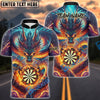 BlueJose Darts Fire Dragon Multicolor Options Personalized Name Shirt (4 Colors)