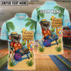 BlueJose Bowling And Pins Koala Beach Chill Personalized Name, Team Name Shirt