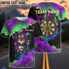 BlueJose Darts Mardi Gras Mask Personalized Name Shirt