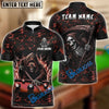 BlueJose Billiards Ball 8 Thunder Reaper Personalized Name Team Name Unisex Shirt (4 Colors)