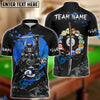 BlueJose Billiards 8 Ball Samurai Slayer Personalized Name Shirt (4 Colors)