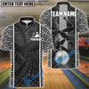 BlueJose Bowling And Pins Maori Pattern Multicolor Customized Name 3D Shirt (4 Colors)