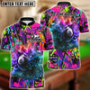 BlueJose Billiards 8 Ball Graffiti Explosion Paint Personalized Name, Team Name Shirt (4 Colors)