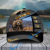 BlueJose Bear Hunting Sport Pattern Personalized Cap ( 2 Colors )