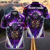 BlueJose Darts Fire Bull Customized Name, Team Name 3D Shirt (4 Colors)