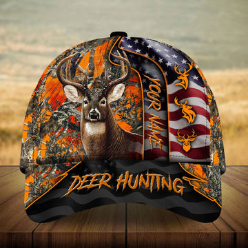 BlueJose Unique Loralle US Deer Hunting Personalized Cap