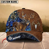 BlueJose Bow Hunter Skull Epic Deer Hunting Art Leather Pattern Multicolor Personalized Cap