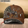 BlueJose Bow Hunter Skull Epic Deer Hunting Art Leather Pattern Multicolor Personalized Cap