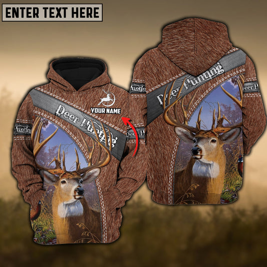 BlueJose Deer Hunting Custom Name 3D Shirts