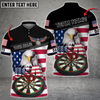 BlueJose Eagle Dart DartBoard Personalized Name, Team Name Shirt