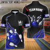 BlueJose Bowling And Breaking Pins Customized Name, Team Name 3D Shirt (6 Options)