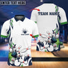 BlueJose Fire Bowling And Pins Flame Pattern Multicolor Option Customized Name 3D Shirt (4 Colors)