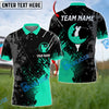 BlueJose Golf Paint Color Style Customized Name, Team Name 3D Shirts (4 Colors)