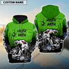 BlueJose Master Baiter Green Custom Name Fishing Shirt