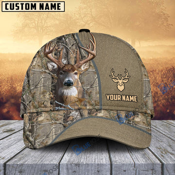 BlueJose Deer Hunting Classic Pattern 3D Personalized Cap