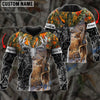 BlueJose Beautiful Deer Hunting Camo Personalized 3D Hoodie For Hunting Lover