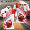 BlueJose Bowling And Pins Eternal Flame Customized Name 3D Shirt (4 Colors)