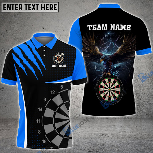 BlueJose Eagle Darts Board Personalized Name, Team Name Shirt (6 Colors)