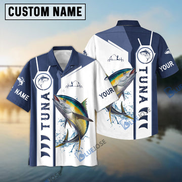 Bluejose Personalized Tuna Fishing 3D Shirt