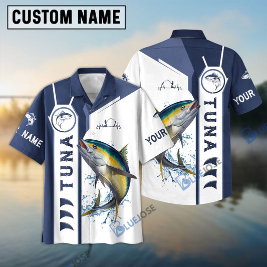 Bluejose Personalized Tuna Fishing 3D Shirt