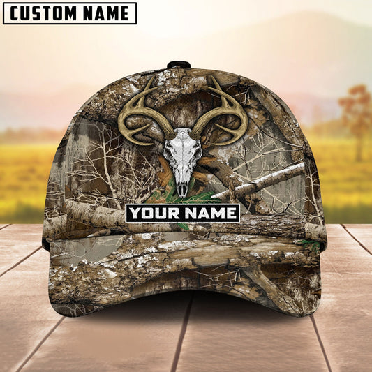 BlueJose Hunting Skull Personalized Name Classic Cap