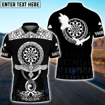 BlueJose Viking Warrior Tattoo Version Custom Darts Shirts