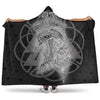 VikingStyle Hooded Blanket - Valknut Raven Viking Homeset Hooded Blanket A95