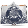 VikingStyle Hooded Blanket - Ouroboros Celtic Style Hooded Blanket A35
