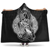 VikingStyle Hooded Blanket -Odin Raven Viking Set Hooded Blanket A95