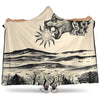 VikingStyle Hooded Blanket - Viking Wolf Skoll Vintage Style Hooded Blanket A35