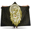 VikingStyle Hooded Blanket -Viking Odin Set Gold Hooded Blanket A95