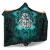 VikingStyle Hooded Blanket -Viking Odin Turquoise Hooded Blanket A95