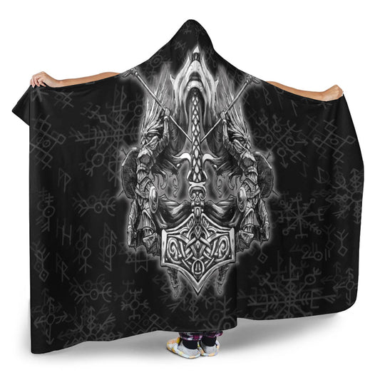 VikingStyle Hooded Blanket -Valkyrie Viking Hooded Blanket A95