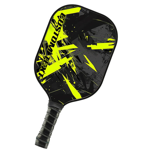 BlueJose Yellow Green Customized Name Pickleball Paddle