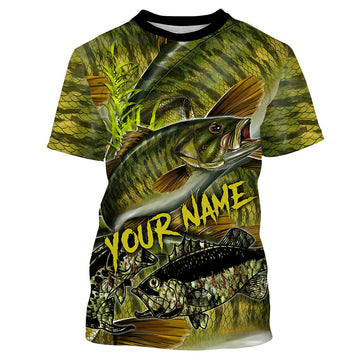 BlueJose Personalized Smallmouth Bass Fishing Shirt