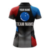 BlueJose USA Bowling For Team Patriotic Premium Customized Name 3D Shirt For Women