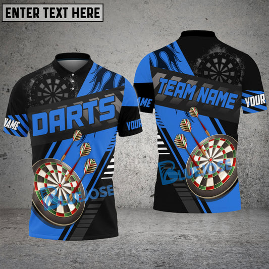 BlueJose Darts Sport Tag Personalized Name, Team Name 3D Shirt (4 Colors)