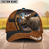 BlueJose Majestic Moose Hunting Multicolor Personalized Cap